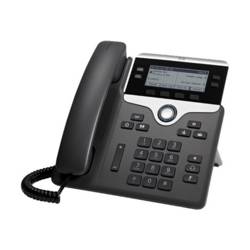 Cisco UC Phone 7841 systémový telefon, VoIP LCD displej černá, stříbrná