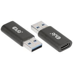 club3D USB adaptér USB 3.2 Gen1 (USB 3.0 / USB 3.1 Gen1) USB-A zástrčka, USB-C ® zásuvka černá CAC-1525