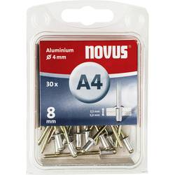 Novus 105082306 slepý nýt (Ø x d) 4 mm x 8 mm hliník hliník 30 ks