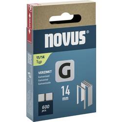 Novus Tools 042-0799 svorky z plochého drátu Typ 11 600 ks Rozměry (d x š x v) 14 x 10.6 x 14 mm