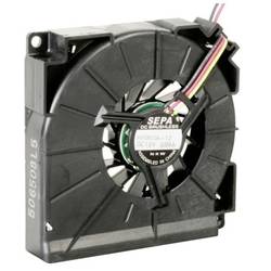 SEPA HYB60A12 radiální ventilátor, 12 V/DC, 7.9 m³/h, (d x š x v) 59.5 x 12.5 x 59.5 mm, HYB60A12-BLI