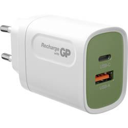 GP GPWC20WPWHUSB174 USB nabíječka do zásuvky (230 V) USB, USB-C® zásuvka Počet výstupů: 2 x