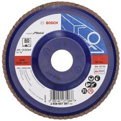 Bosch Accessories 2608607367 X551 vějířovitý brusný kotouč Průměr 125 mm Ø otvoru 22.33 mm ocel 1 ks