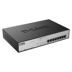 D-Link DGS-1008MP síťový switch, 8 portů, 1 GBit/s, funkce PoE