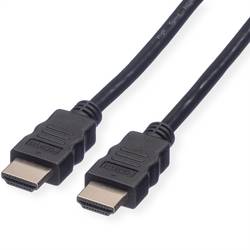 Roline HDMI kabel Zástrčka HDMI-A, Zástrčka HDMI-A 1.50 m černá 11.04.5531 4K UHD, stíněný HDMI kabel