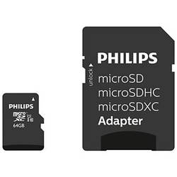 Philips FM64MP45B/00 paměťová karta microSDXC 64 GB Class 10 vč. SD adaptéru