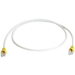 Telegärtner RJ45 (křížený) síťový kabel CAT 6A S/FTP 0.50 m šedá dvoužilový stíněný, s ochranou