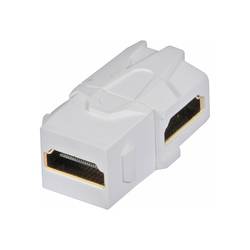 LINDY 60490 HDMI adaptér [1x HDMI zásuvka - 1x HDMI zásuvka] bílá