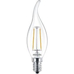 Philips Lighting 37759200 LED Energetická třída (EEK2021) E (A - G) E14 svíčkový tvar, ve větru 2 W = 25 W teplá bílá (Ø x d) 35 mm x 123 mm 1 ks