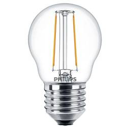 Philips Lighting 34776200 LED Energetická třída (EEK2021) E (A - G) E27 kapkový tvar 2 W = 25 W teplá bílá (Ø x d) 45 mm x 78 mm 1 ks