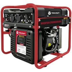 TOOLCRAFT 4taktní invertorový generátor napětí 230 V/AC, 12 V/DC 35 kg 3200 W