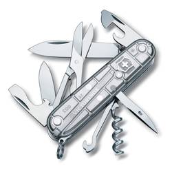 Victorinox Climber 1.3703.T7 švýcarský kapesní nožík počet funkcí 14 stříbrná (transparentní)