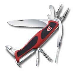 Victorinox RangerGrip 74 0.9723.C švýcarský kapesní nožík počet funkcí 14 červená, černá