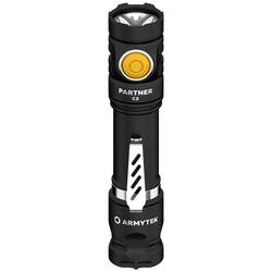 ArmyTek Partner C2 Magnet USB White LED kapesní svítilna s klipem na opasek, s brašnou napájeno akumulátorem 1100 lm 118 g