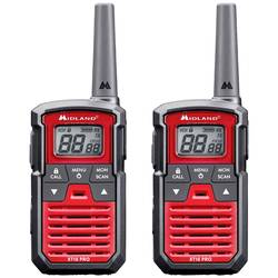 Midland XT10 Pro Paar Rot C1459 PMR radiostanice sada 2 ks