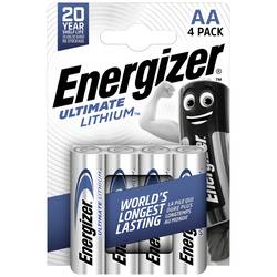 Energizer Ultimate FR6 tužková baterie AA lithiová, 3000 mAh, 1.5 V, 4 ks