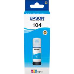 Epson C13T00P240 104 EcoTank náhradní náplň originál Epson azurová 65 ml