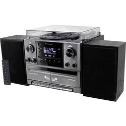 soundmaster MCD5600SW stereo systém gramofón, DAB+, FM, Bluetooth, CD, kazeta, USB, 2 x 5 W černá