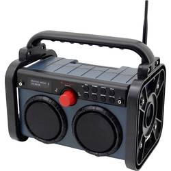 soundmaster DAB85BL DAB85BL odolné rádio, DAB+, FM, AUX, DAB+, FM, modrá, černá