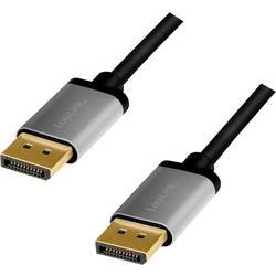 LogiLink DisplayPort AV kabel [1x DisplayPort - 1x DisplayPort] 5 m černá/šedá