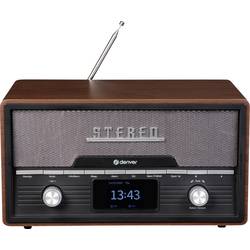 Denver MDA-525DW DARK WOOD 111161100150 stolní rádio, DAB+, FM, hnědé dřevo (hedvábně matné)