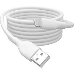 Digitus Nabíjecí kabel USB USB 2.0 USB-A zástrčka, Apple Lightning konektor 200 cm bílá flexibilní provedení, flexibilní provedení, s USB, silikonový,