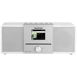 Telestar DIRA S 32i CD 30-320-03 CD-rádio, DAB+, FM, internetové, DLNA, Wi-Fi, USB, CD, Bluetooth, internetové rádio, vč. dálkového ovládání, bílá