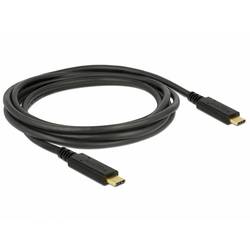 Delock Kabel USB-C USB-C ® zástrčka, USB-C ® zástrčka 2 m černá 83668