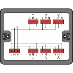 WAGO 899-631/331-000 rozvodný box 899 25 A černá 1 ks