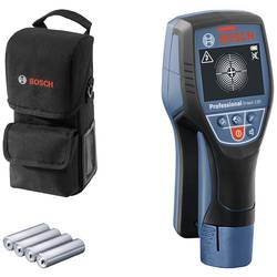 Bosch Professional detektor D-tect 120 0601081303 Detekční hloubka (max.) 120 mm Druh materiálu železných kovů, neželezných kovů, kabely vedoucí napětí, dřeva,