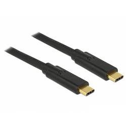 Delock Kabel USB-C USB-C ® zástrčka, USB-C ® zástrčka 2 m černá 85527