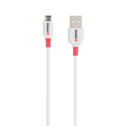 Skross USB kabel USB 2.0 USB-A zástrčka 1.20 m bílá kulatý SKCA0001A-M120CN