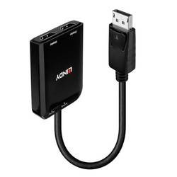 LINDY 38433 DisplayPort / HDMI adaptér [1x DisplayPort - 2x HDMI®] černá 0 m