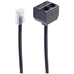 Shiverpeaks ISDN adaptér [1x RJ45 zástrčka 8p8c - 2x RJ45 zásuvka 8p8c] 0.1 m černá