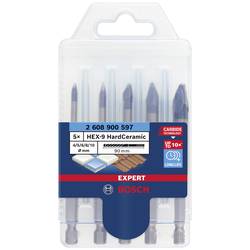 Bosch Accessories EXPERT HEX-9 HardCeramic, 2608900597 sada vrtáků do obkladů, 4 mm, 5 mm, 6 mm, 8 mm, 10 mm, šestihran, 5dílná