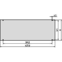 nVent SCHROFF 30828058 přední panel 1 ks