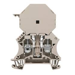 W-Series, Fuse terminal, Rated cross-section: 6 mm², Screw connection, WSI 6/2/LD 60-150VDC/AC 1014300000 Tmavě béžová Weidmüller 25 ks