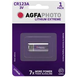 AgfaPhoto CR123 fotobaterie CR-123A lithiová 1300 mAh 3 V 1 ks