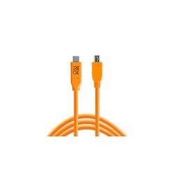 Tether Tools USB kabel USB 2.0 USB-C ® zástrčka, USB Micro-B zástrčka 4.60 m oranžová CUC2515-ORG