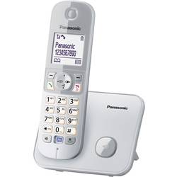 Panasonic KX-TG6811 DECT, GAP bezdrátový analogový telefon handsfree stříbrná, šedá