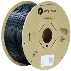 Polymaker PA02037 Polymaker PolyLite PLA Filament True Black 1.75 mm / 3kg vlákno pro 3D tiskárny PLA plast Vysoká tuhost, Vysoká pevnost v tahu 1.75 mm 3000 g