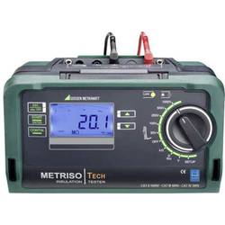 Gossen Metrawatt METRISO TECH tester izolací Kalibrováno dle (DAkkS), 50 V, 100 V, 250 V, 500 V, 1000 V, 199 GΩ