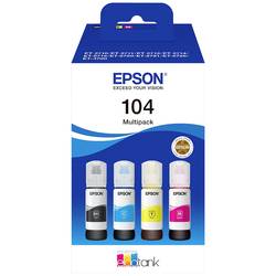 Epson C13T00P640 104 EcoTank Multipack náhradní náplň originál Epson černá, azurová, žlutá, purppurová 260 ml