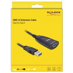 Delock USB kabel USB 3.0 USB-A zástrčka, USB-A zásuvka, DC zásuvka 3,5 mm 5 m 83089