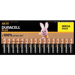 Duracell Plus-AA BP32 tužková baterie AA alkalicko-manganová, 1.5 V, 32 ks