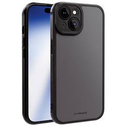 Vivanco FRSTCVVIPH15BK zadní kryt na mobil Apple iPhone 15 černá, transparentní indukční nabíjení, chráněné vůči stříkající vodě, prachotěsný, odpuzující vodu