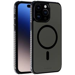 Vivanco MSECVVIPH15PBK zadní kryt na mobil Apple iPhone 15 Pro černá, transparentní Kompatibilní s MagSafe, chráněné vůči stříkající vodě, prachotěsný,