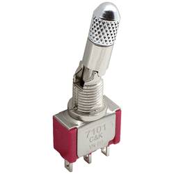 C & K Switches 7203K12ZQE2 páčkový spínač 120 V/AC, 28 V/DC 5 A 2x zap/vyp/zap 1 ks Bulk