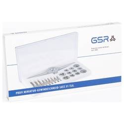 GSR 00708120 sada závitníků 31dílná HSS-G metrický M1 - M2.6