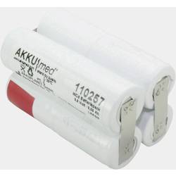 Akku Med akumulátor pro lékařské přístroje Náhrada za originální akumulátor GA646-9.6 Aesculap 9.6 V 500 mAh